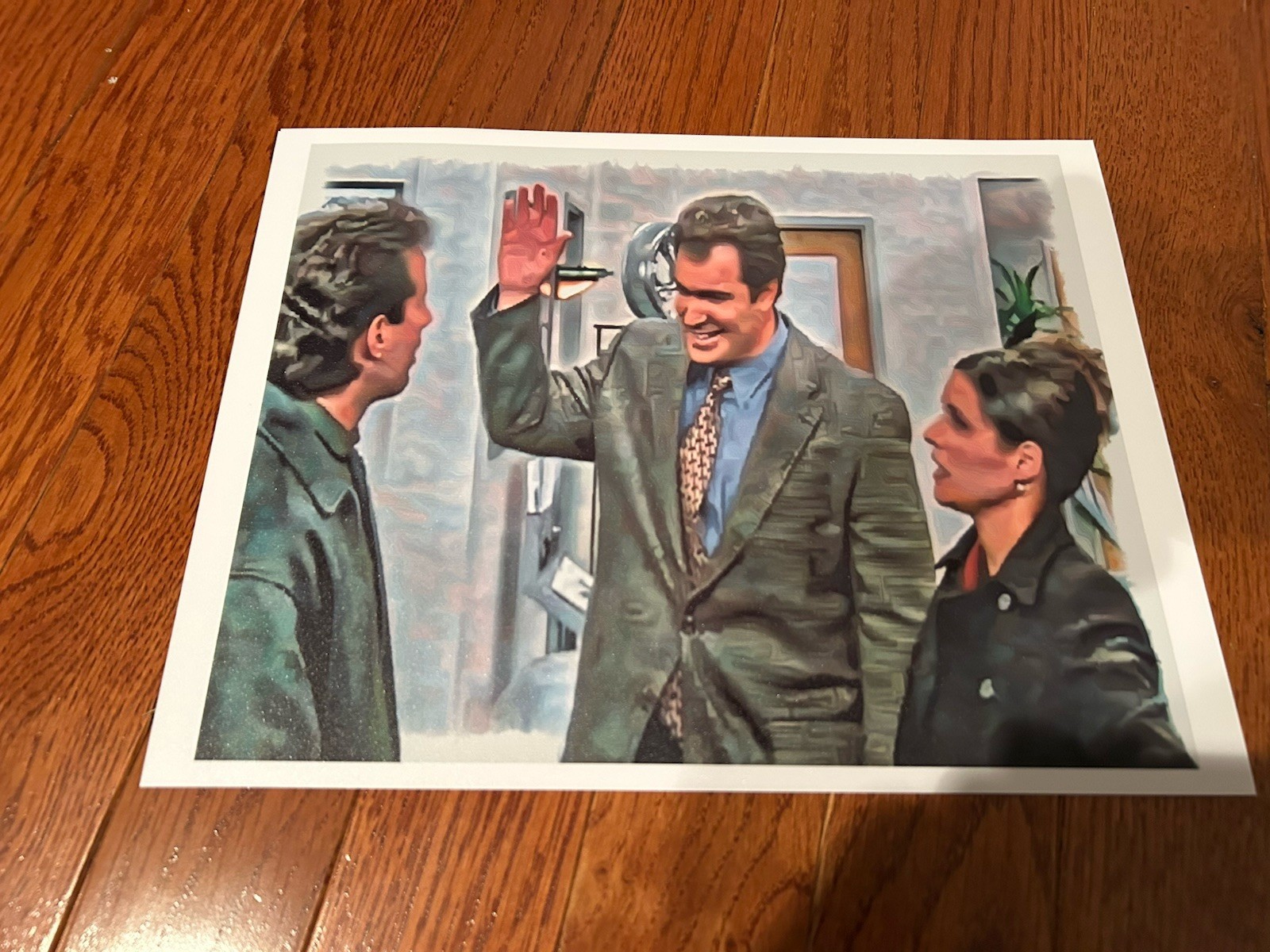 SEINFELD Art Print Photo 8” x 10” Poster David Puddy High Five 5 “Up Top” SEINFELD Art Print Photo 8” x 10” Poster David Puddy High Five 5 “Up Top”