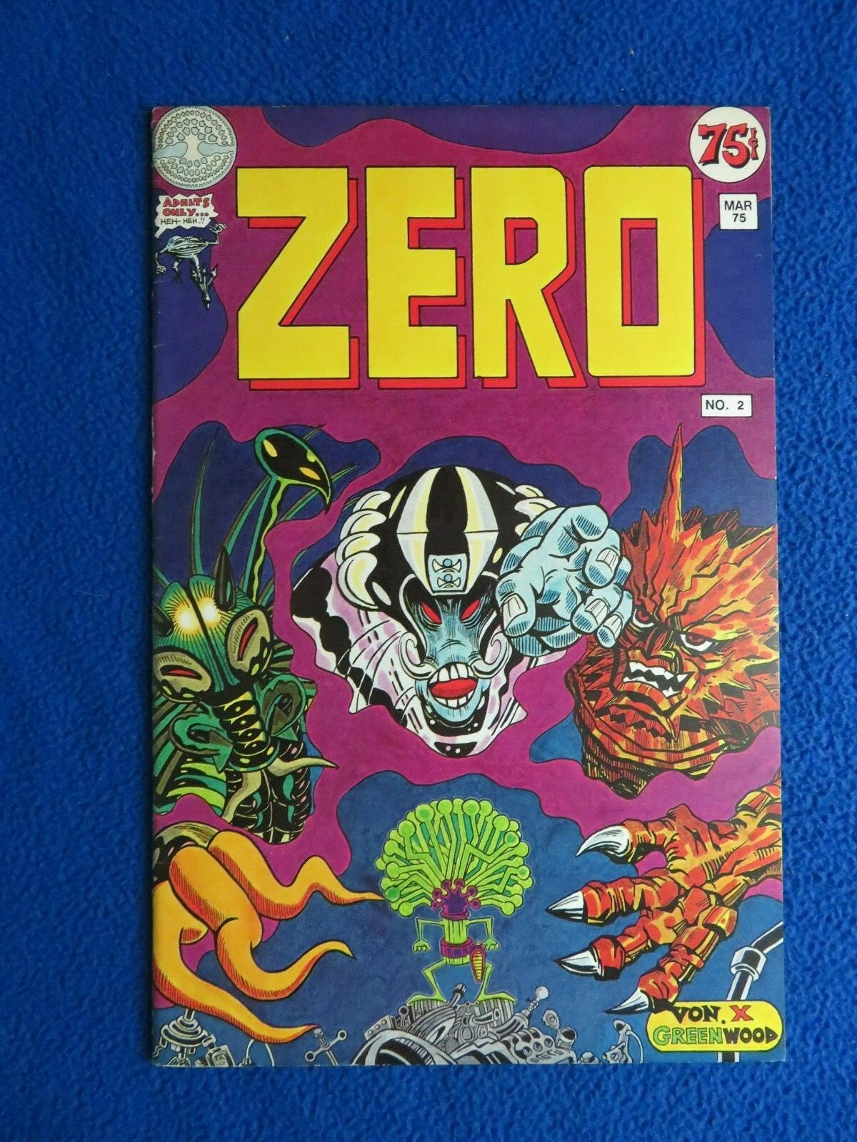 ZERO #2 (1974-1979)  GREENWOOD ORGINIZATION &  LAST GASP 