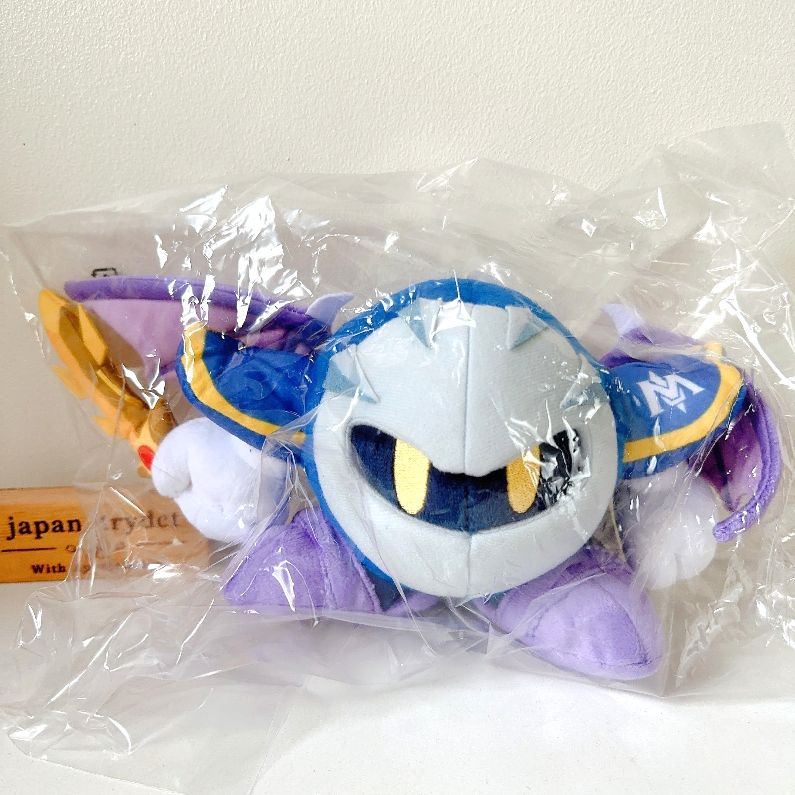 Sanei Boeki Kirby All Star Collection Meta Knight Wings S Plush New 13.7in