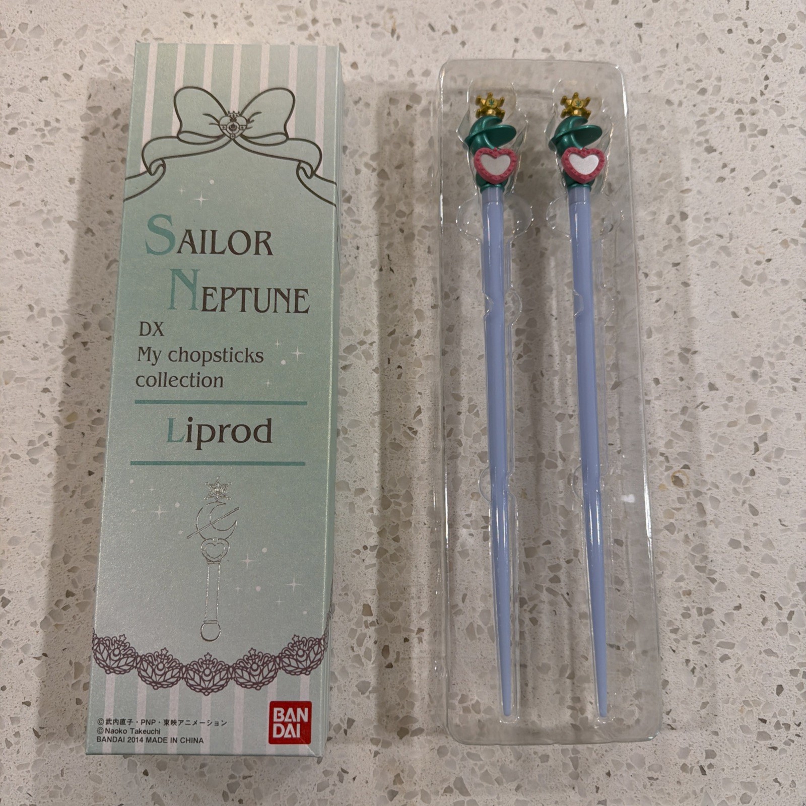 Authentic Bandai Sailor Moon Dx My Chopsticks - Sailor Neptune Liprod New