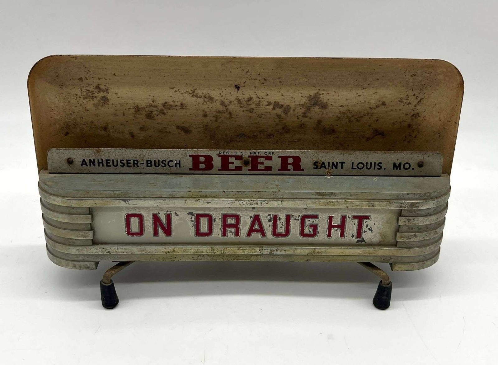 Vintage 1940s Budweiser-Michelob Beer On Draught Price Brothers Can For Parts