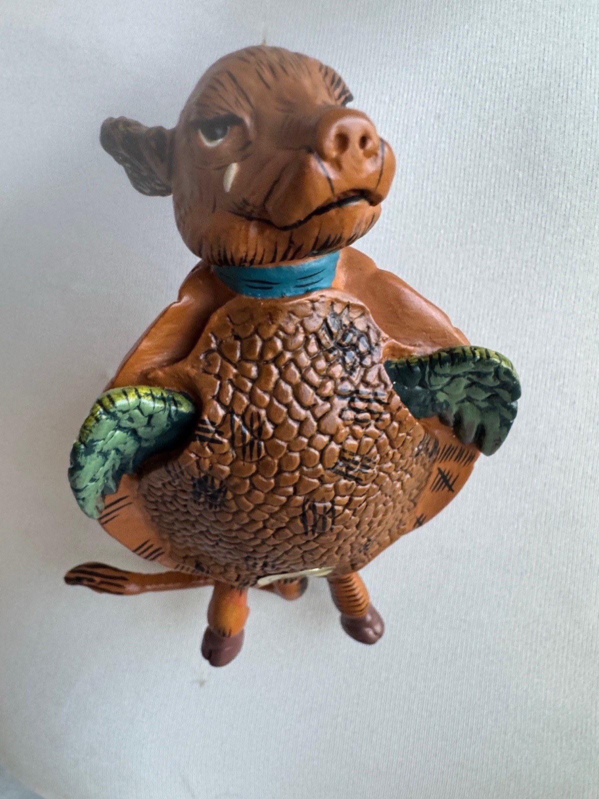 Vintage MMA Alice in Wonderland Mock Turtle Christmas Ornament Met Museum Art