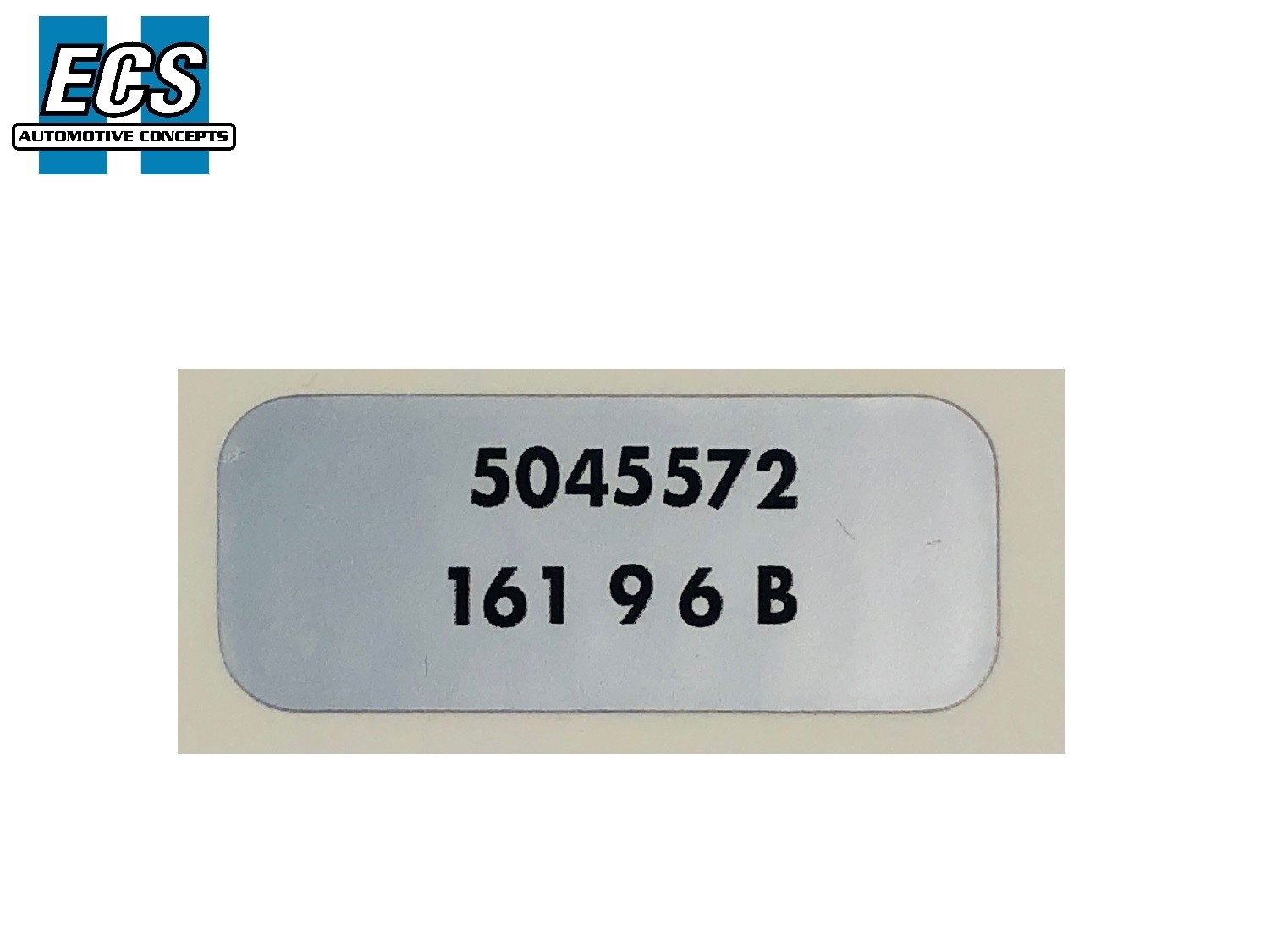 1969 Camaro Firebird Nova NOS Quality Wiper Motor Label Non-RS Factory EXACT 