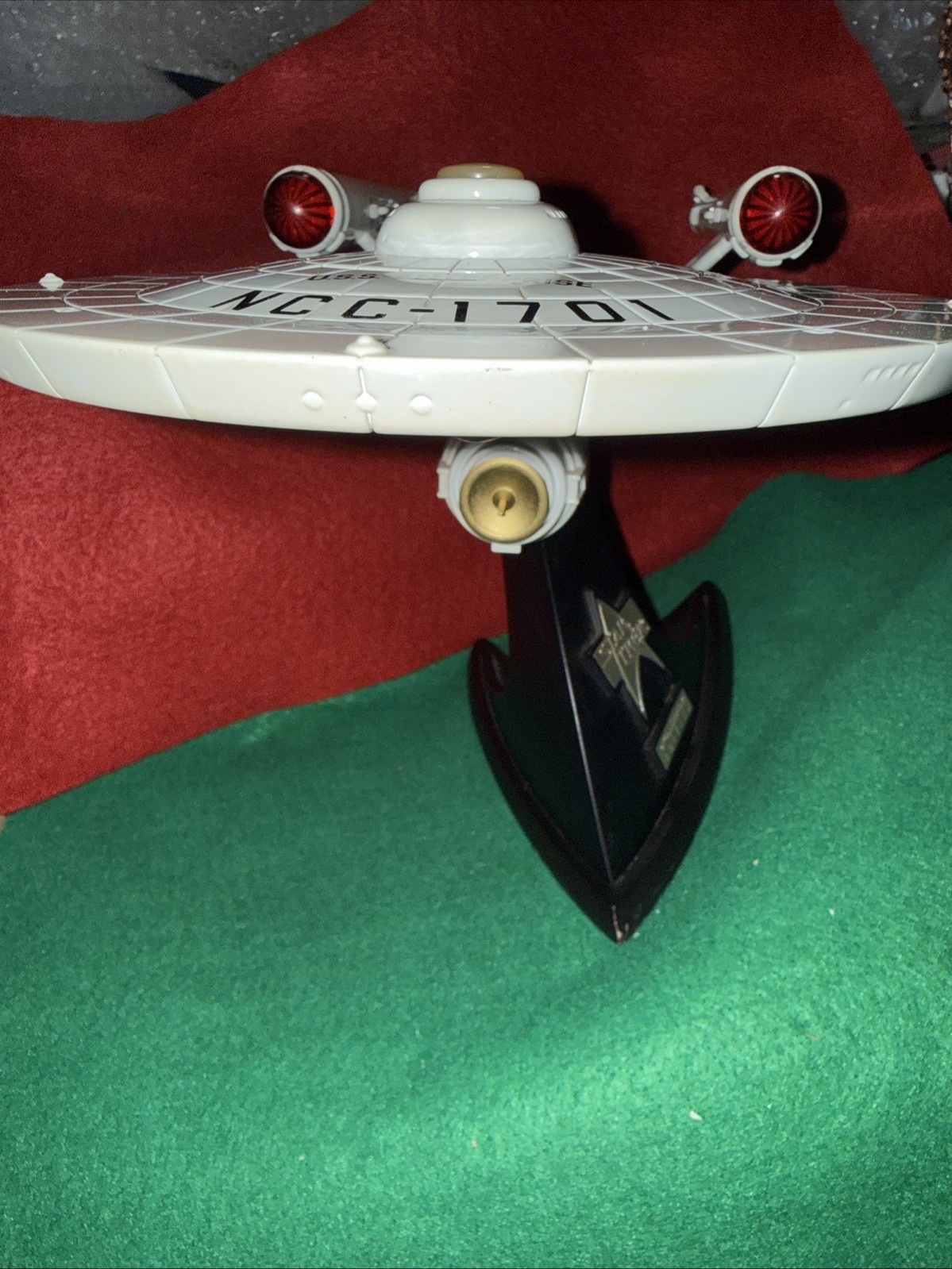 Franklin Mint Star Trek 1991 25th Anniv USS Enterprise NCC-1701 W/Shuttle