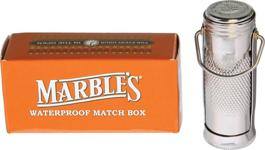 Marbles Match Safe Waterproof From Original 1900 Patent Stainless Construction