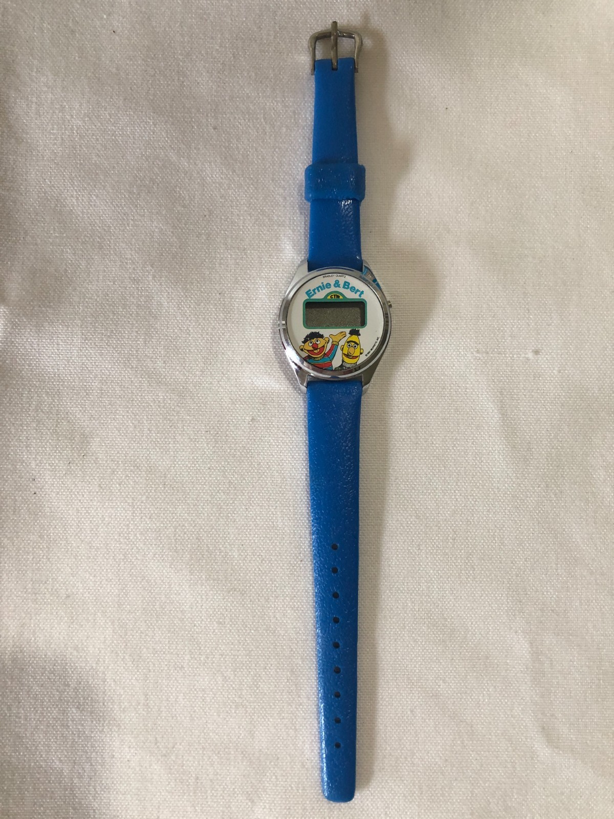 Vintage Bert and Ernie Watch Sesame Street Bradley Digital Watch VGC