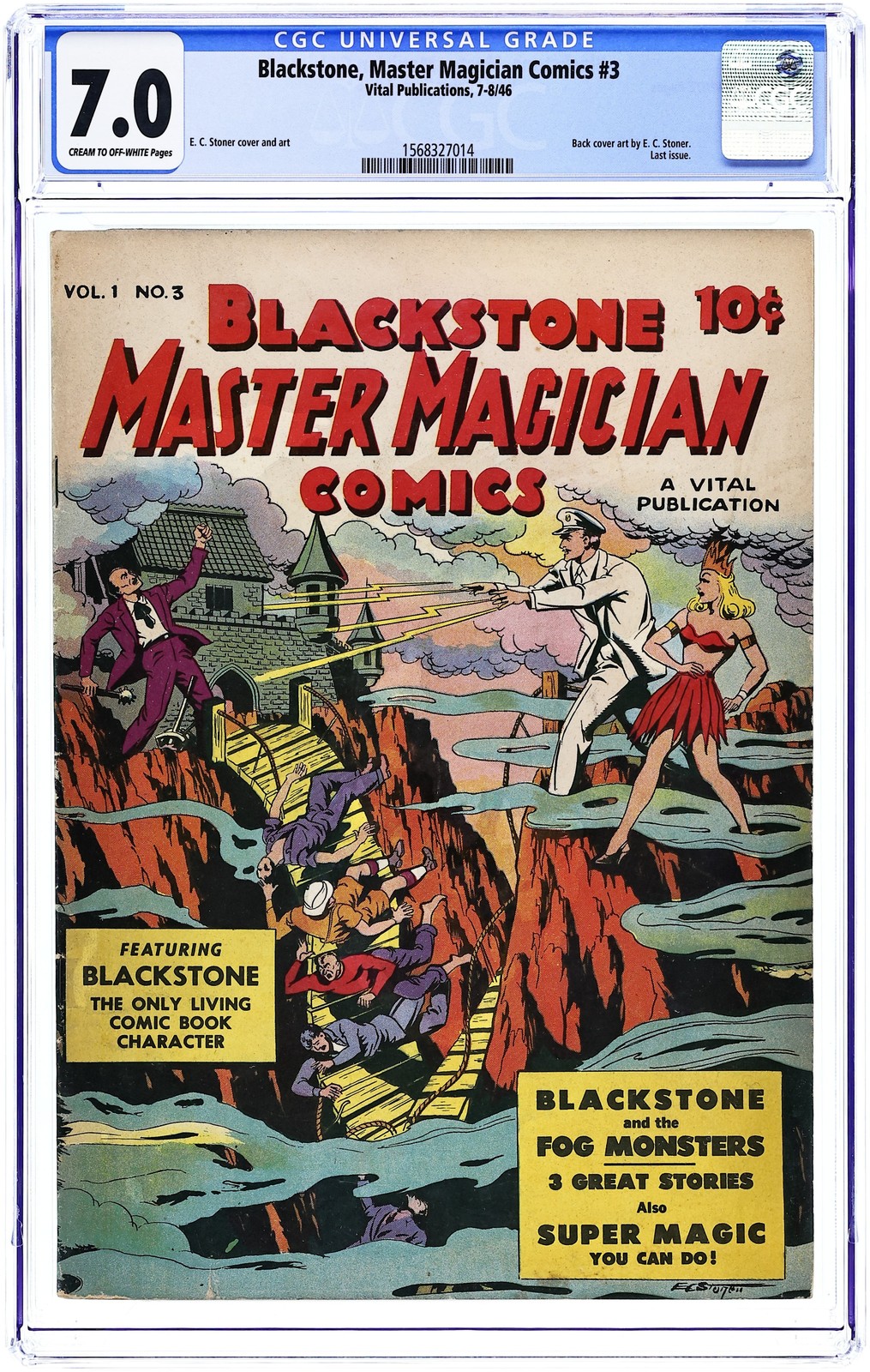 Blackstone Master Magician Comics #3 CGC 7.0 1946 1568327014