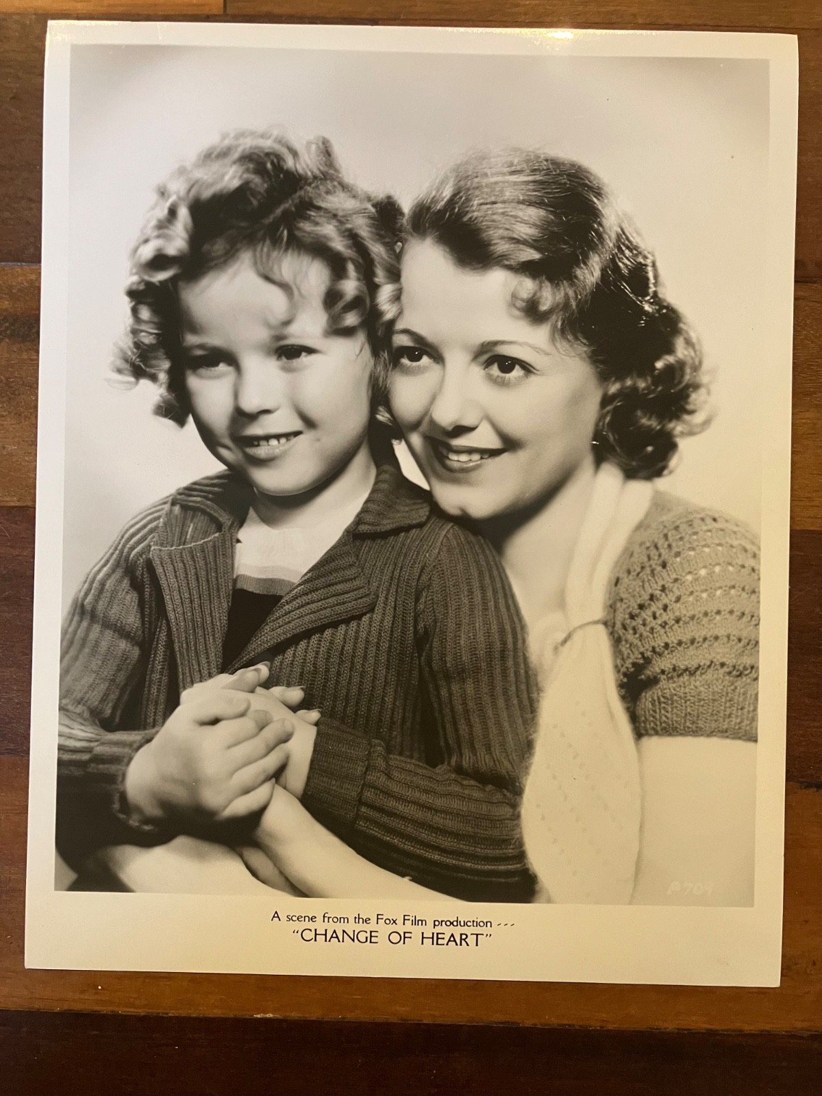 Shirley Temple 1934 Change of Heart  8 x 10