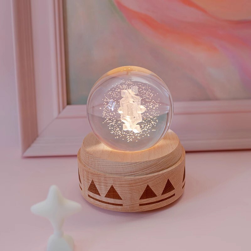 Sky：Children of the Light Anime Snow Crystal Ball Music Box Night Light Gift