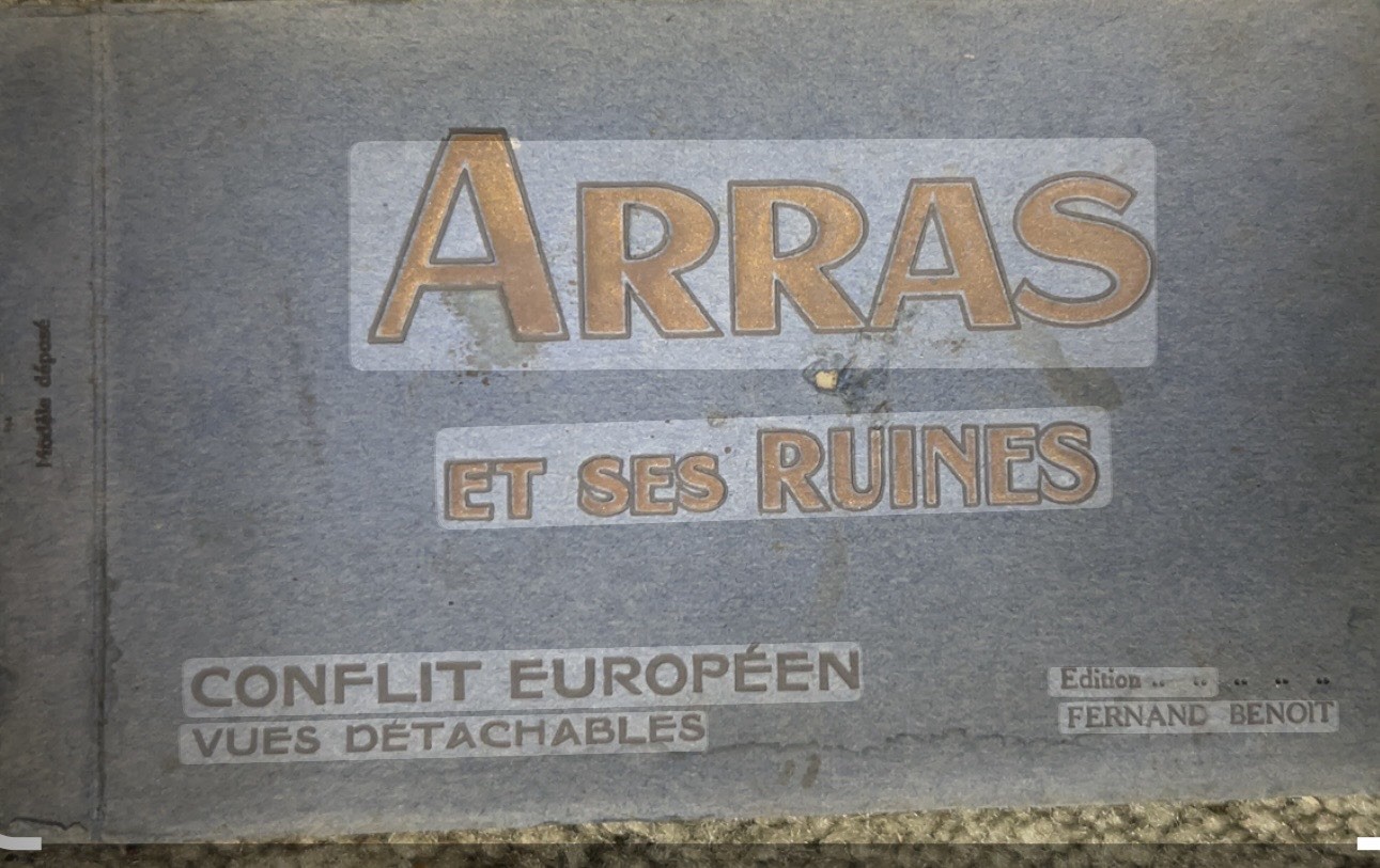 Arras et Ses Ruines 20 Antique Postcards Paperback Book WW1 France