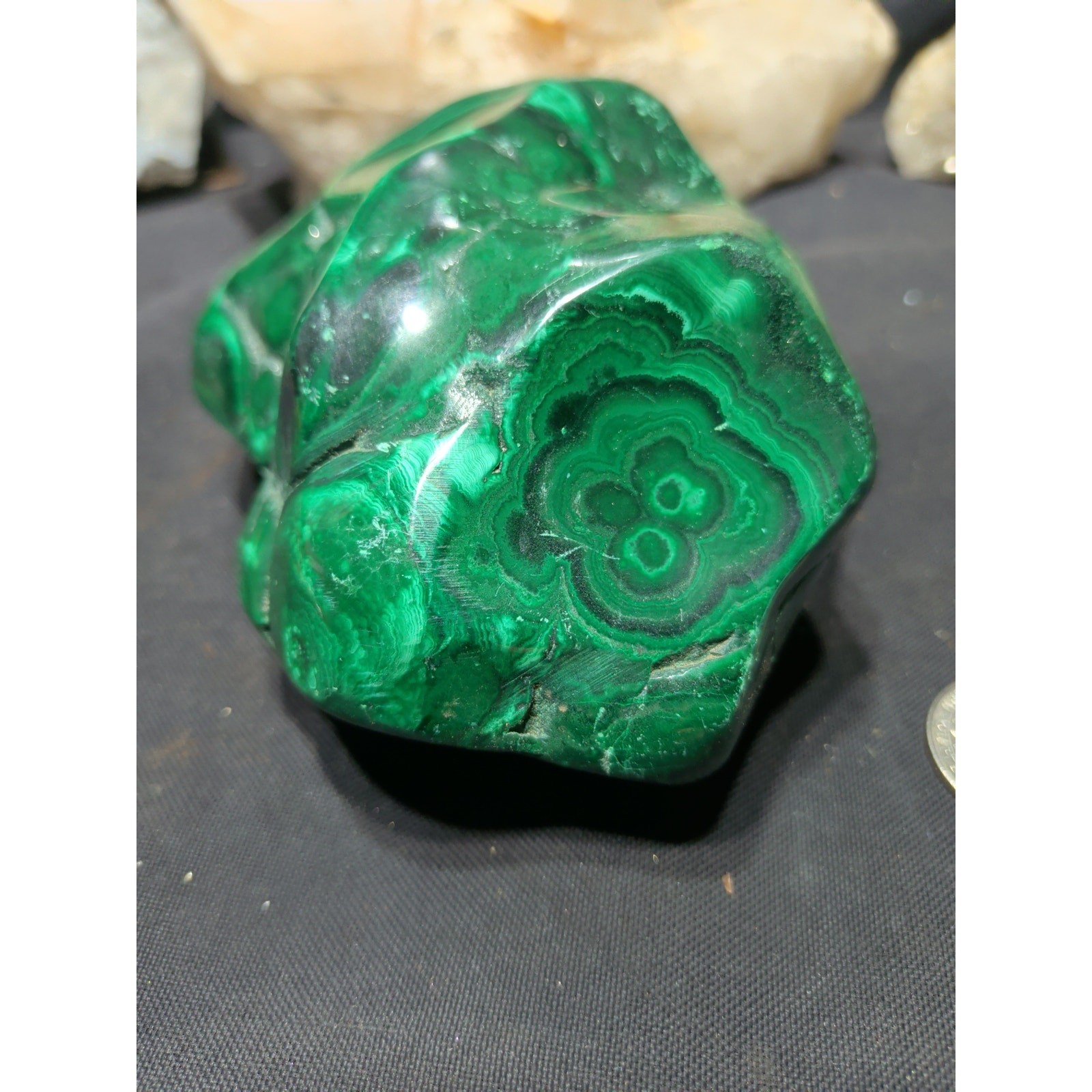 Malachite Polished Free Form Specimen (2lbs 8oz)