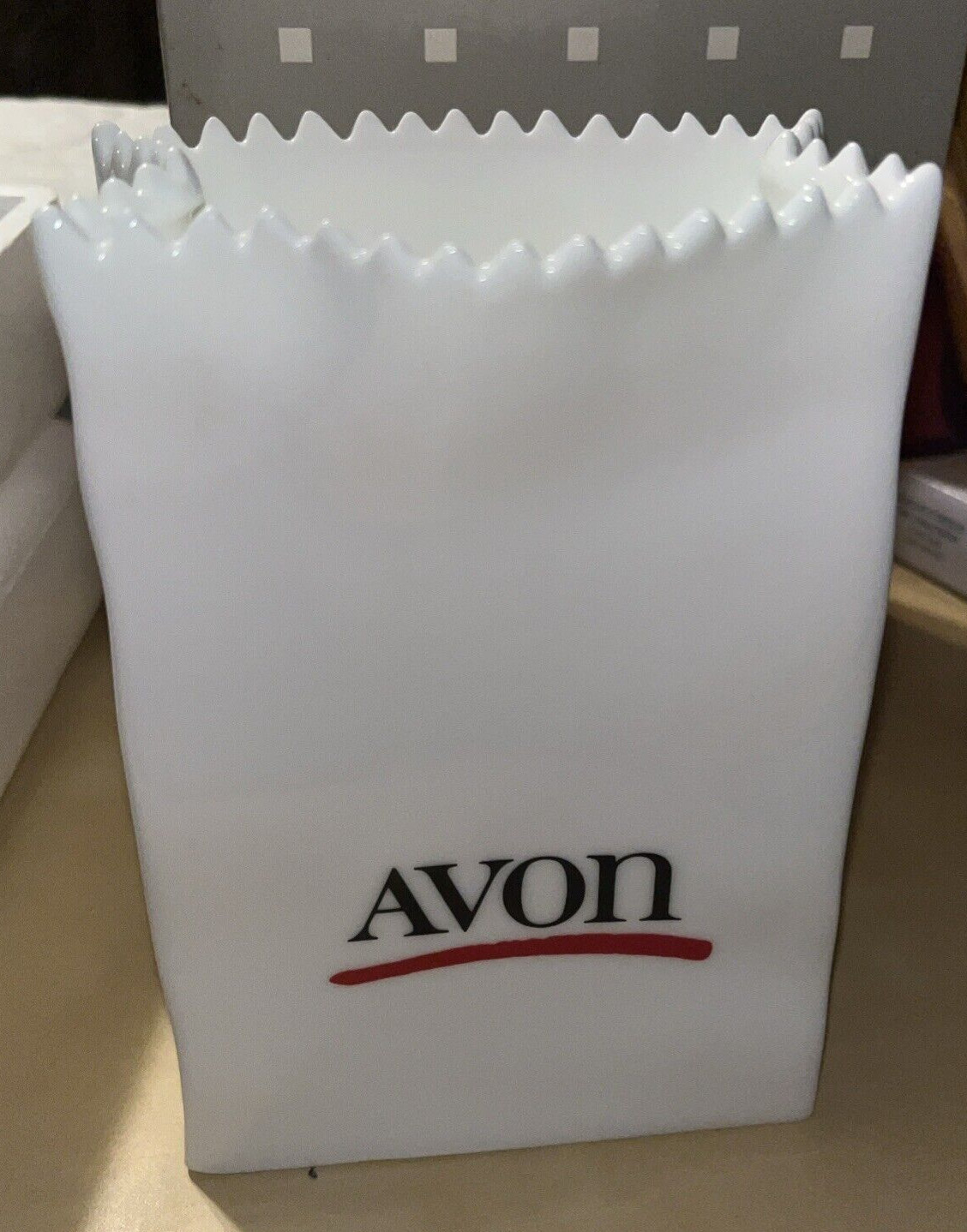Avon Collectible 1986 Porcelain “Delivery Bag