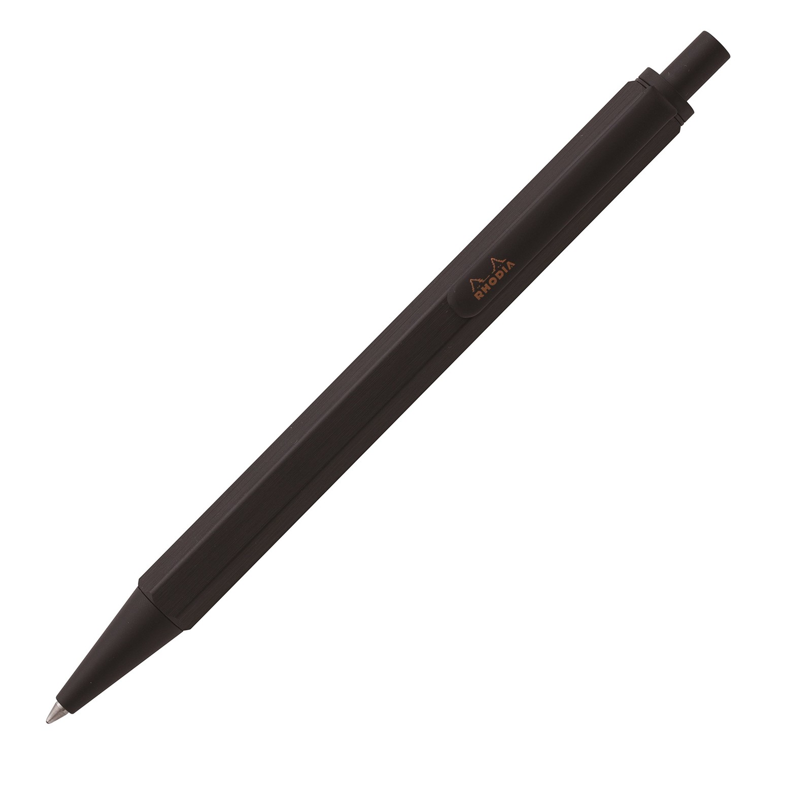 Rodia Script 0.7mm Ballpoint Pen Hexagonal Shaft Aluminum Black cf9289 Rodia Script 0.7mm Ballpoint Pen Hexagonal Shaft Aluminum Black cf9289
