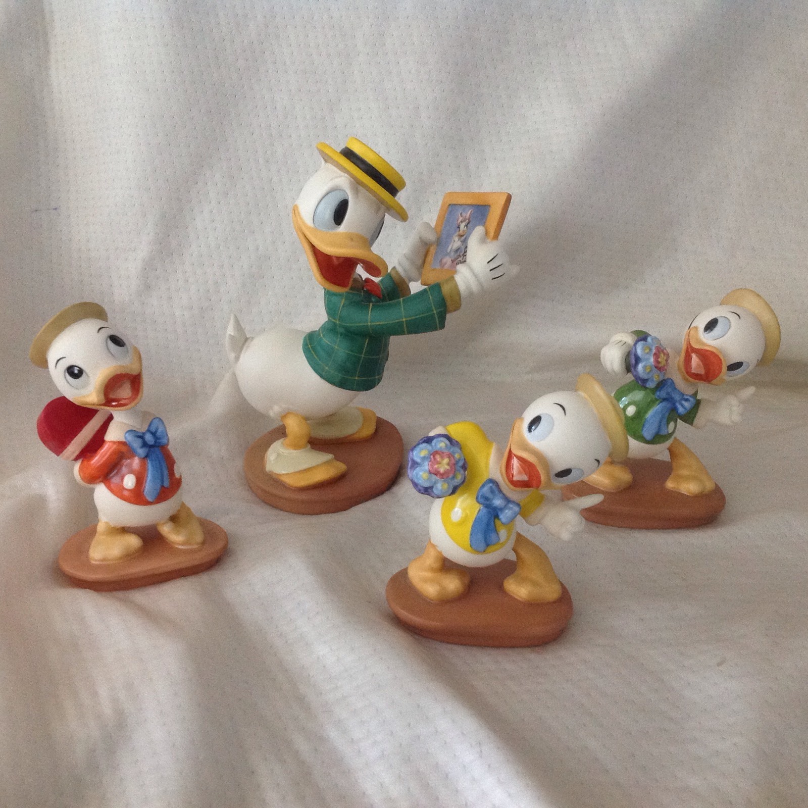 WDCC Disney Donald Ducks Mr. DUCK STEPS OUT Figurine Set Of 4 MIB w/COA