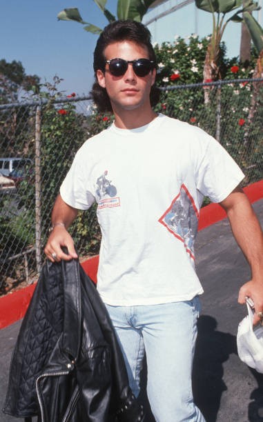 Actor Brian Bloom at Hollywood All Stars Baseball Game on August 2- Old Photo 2