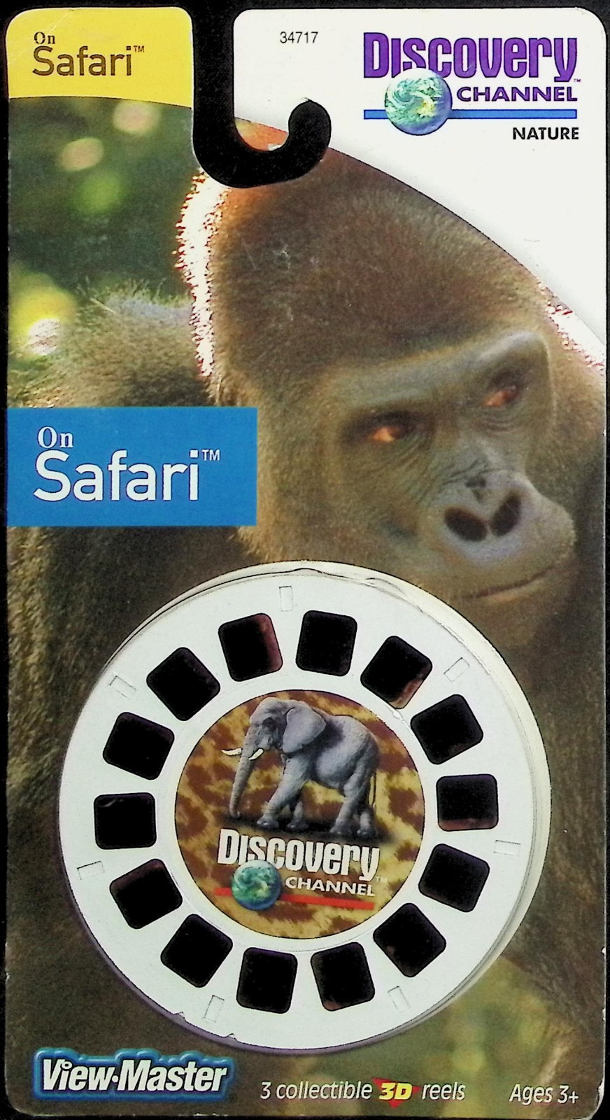 On Safari Discovery Channel 3d View-Master 3 Reel Packet NEW SEALED On Safari Discovery Channel 3d View-Master 3 Reel Packet NEW SEALED