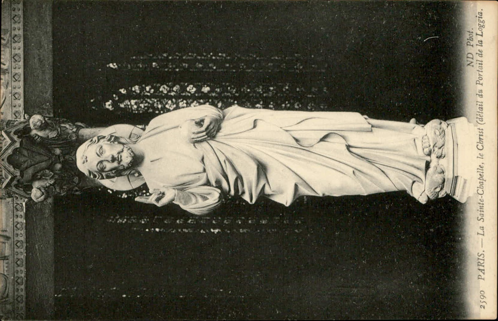Postcard: ND Phot. 2590 PARIS.- La Sainte-Chapelle, le Christ (détail
