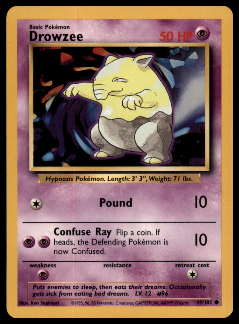 Base Set #049/102 Drowzee