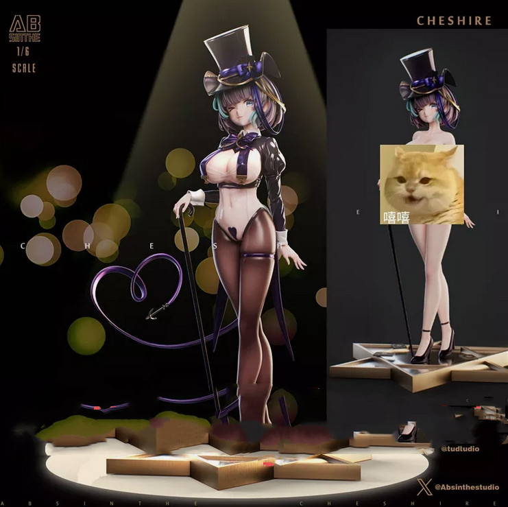 ABsinthe Studio Azur Lane HMS Cheshire Statue in stock 1/6 H34cm EX 2Body 2Head ABsinthe Studio Azur Lane HMS Cheshire Statue in stock 1/6 H34cm EX 2Body 2Head