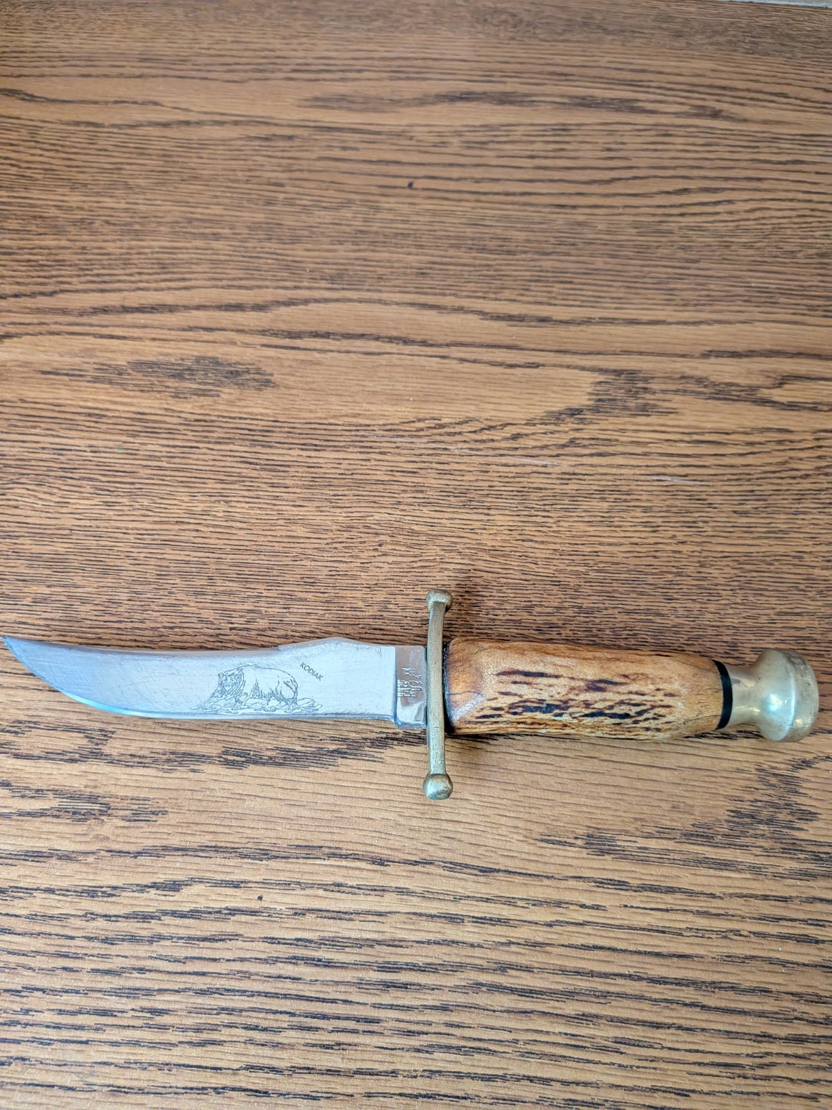 Case XX Vintage Handmade Fixed Blade Hunting Knife Clip Point Full Tang Wood