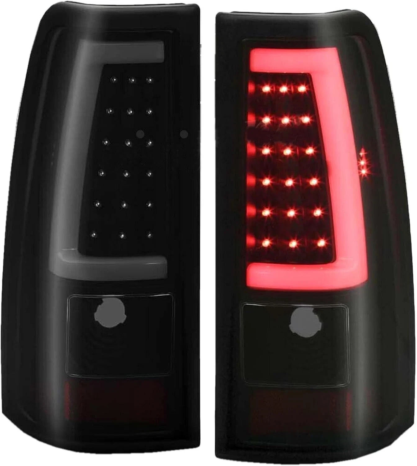  Updated LED Tail Light Assembly for 2003 2004 2005 2006 Chevy Silverado 1500 