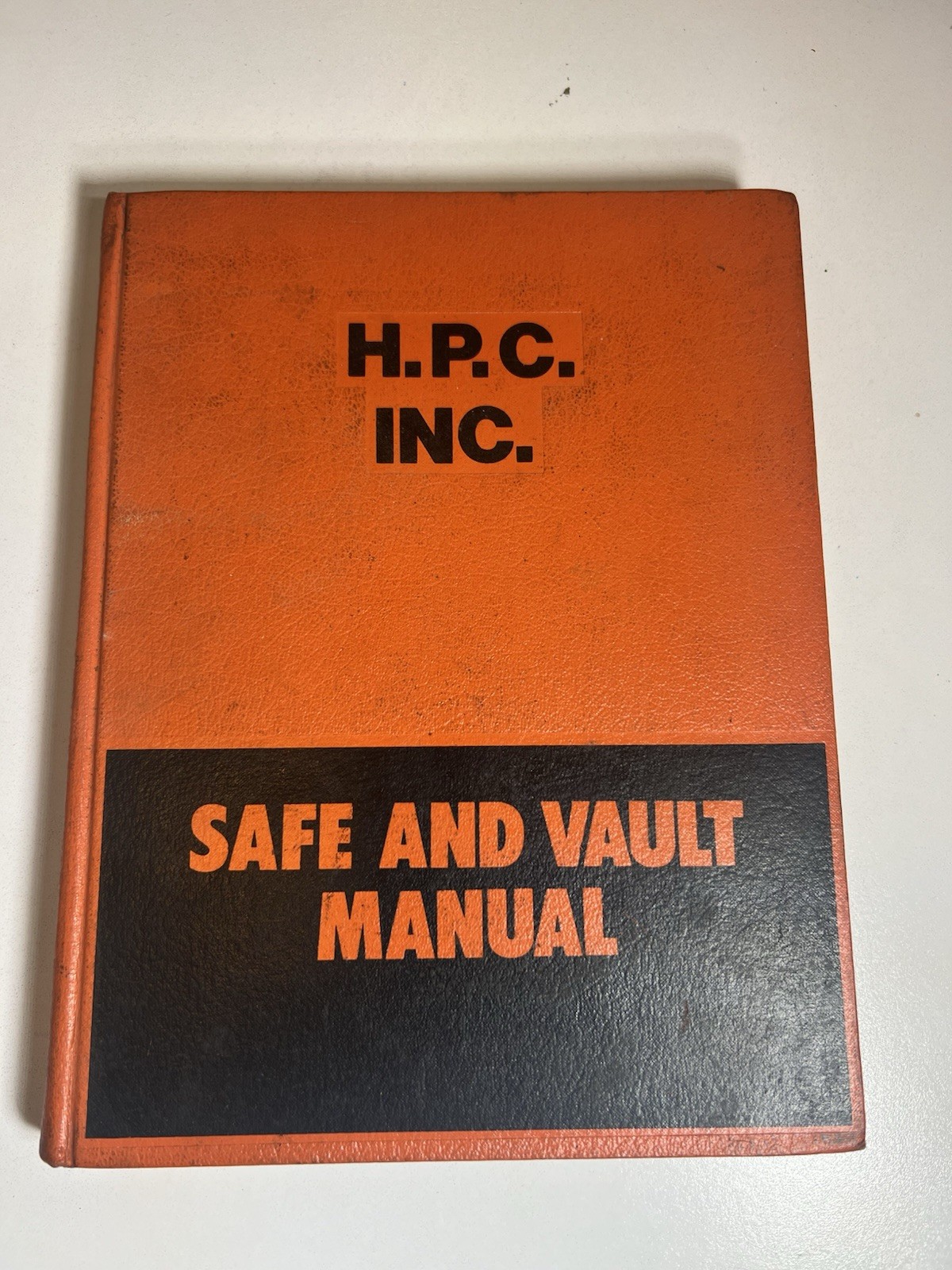 HPC Safe and Vault Manual HPC Safe and Vault Manual