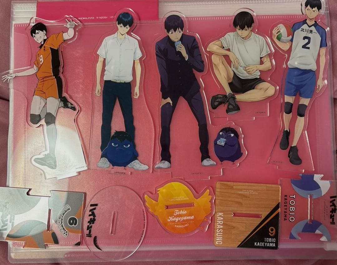 Haikyu Tobio Kageyama Acrylic Stand Goods Lot
