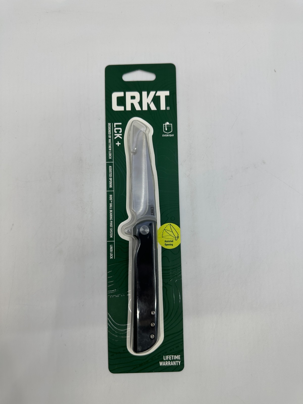 CRKT LCK + Knife Lerch Design Tanto Blade Flipper Liner Lock - SEALED