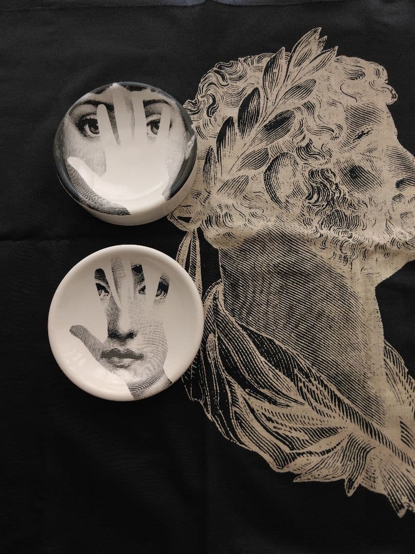 Fornasetti Tema e Variazioni Ashtray Milano Italy Vintage 1994