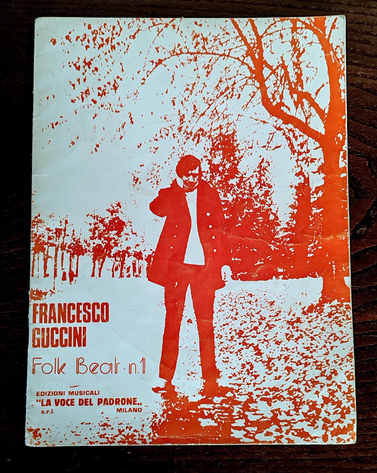 FOLK BEAT N.1 FRANCESCO GUCCINI SHEET MUSIC COLLECTION 21 SONGS - 1993