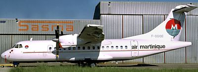 ATR-42 Air Martinique ATR42 Airplane Wood Model 