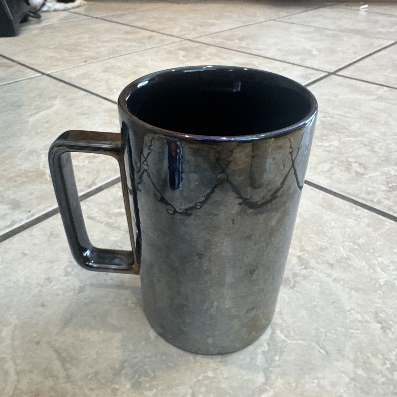 Starbucks Iridescent Metallic Prismatic Coffee Mug 12oz Holiday 2021 