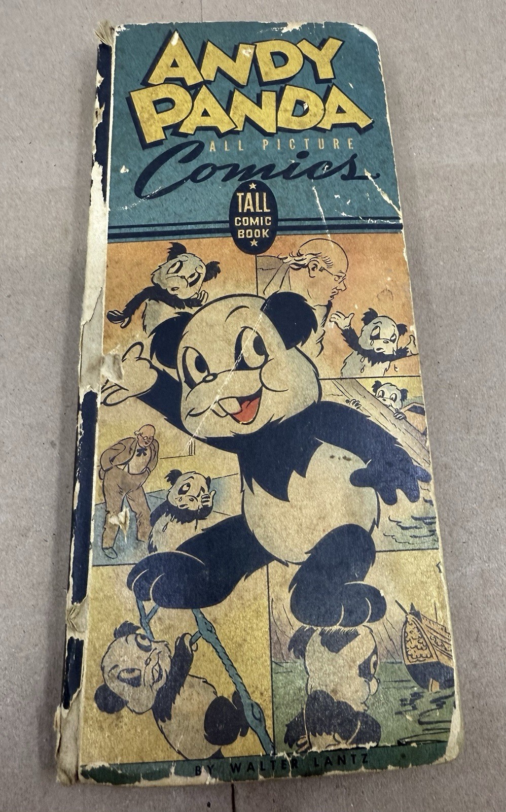 Vintage Comic-ANDY PANDA -TALL COMIC BOOK- 1943