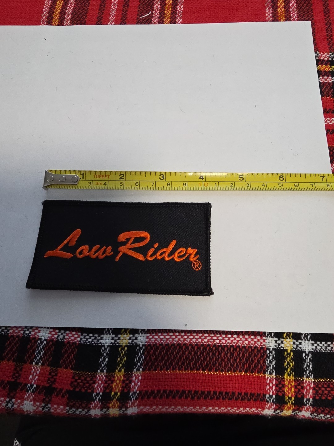 Harley Davidson low rider patch iron on sew on new