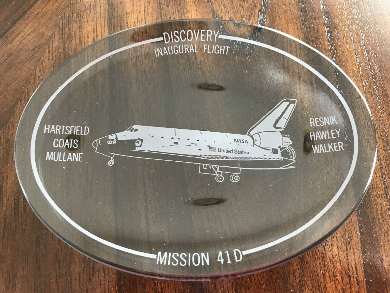 NASA 1984 Discovery Inaugural Space Shuttle Mission STS-41D Commemorative RARE