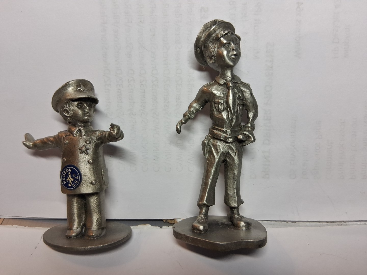 H.Wilson , Raweliffe Pewter  Policeman Toy Figure Soldiers