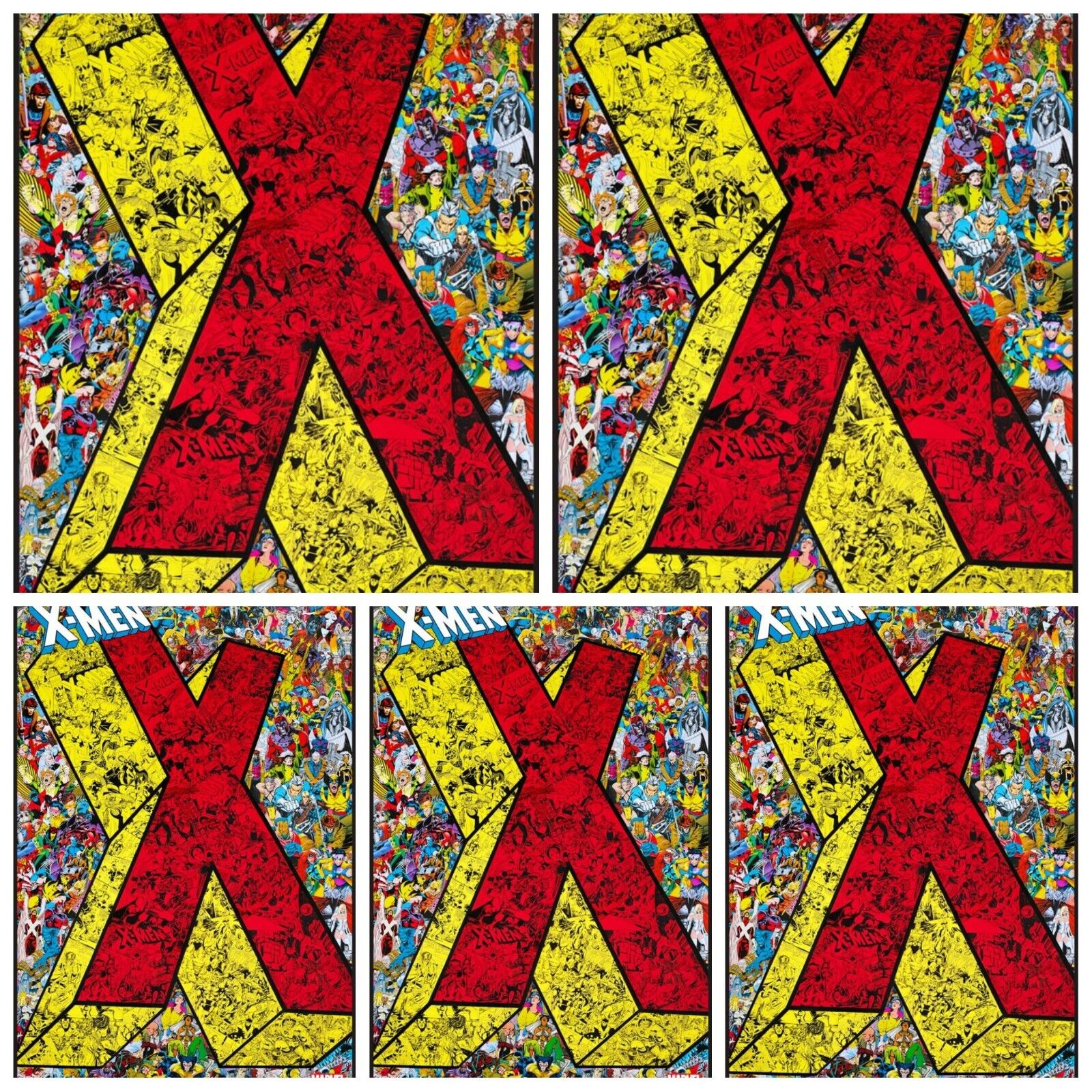 5 Pack Uncanny X-Men #1 Garcin Variant 8/7 Marvel Comics 2024