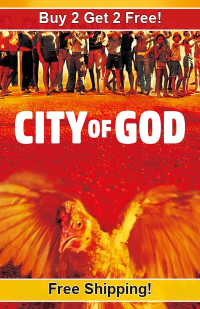 City of God 2002-01 11x17 Movie TV Show Poster Buy 2 Get 2 Free 