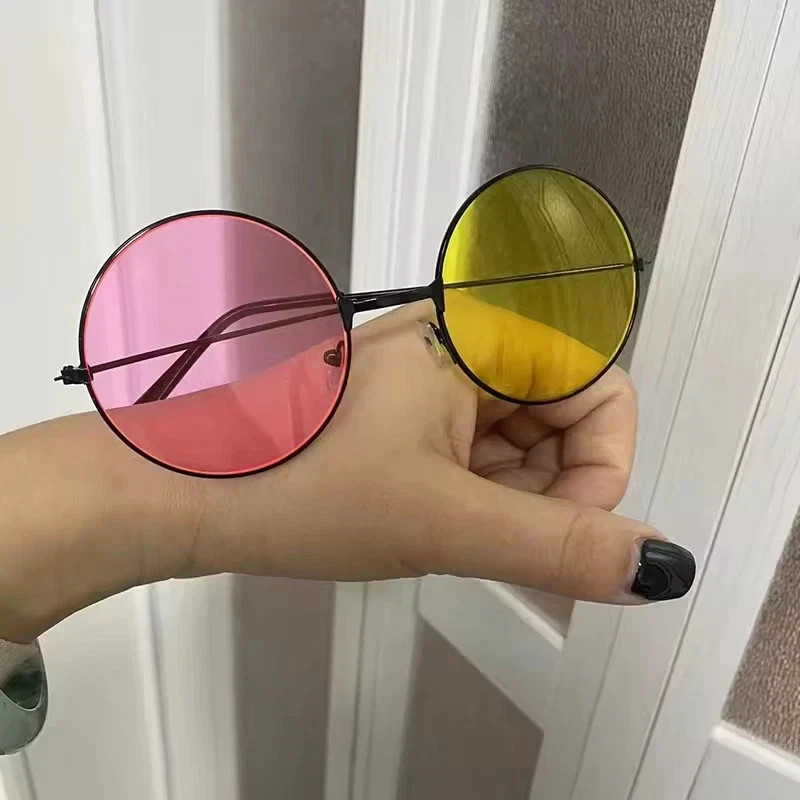 Spamton Cosplay Sunglasses Round Mixed Color Anime Boss Prop Costume Glasses