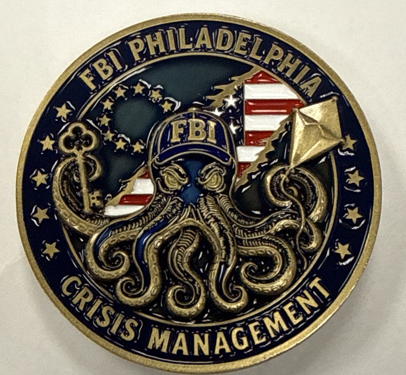 FBI Philadelphia Crisis Management Challenge Coin