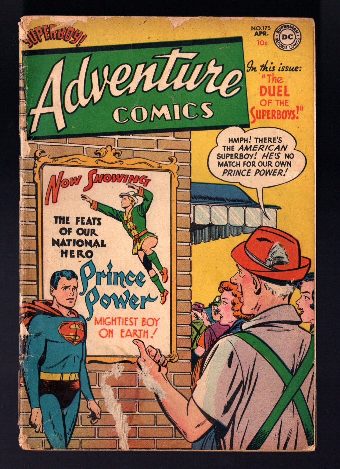 Adventure Comics #175 Superboy/Johnny Quick/Aquaman/Green Arrow-1952 DC-Complete