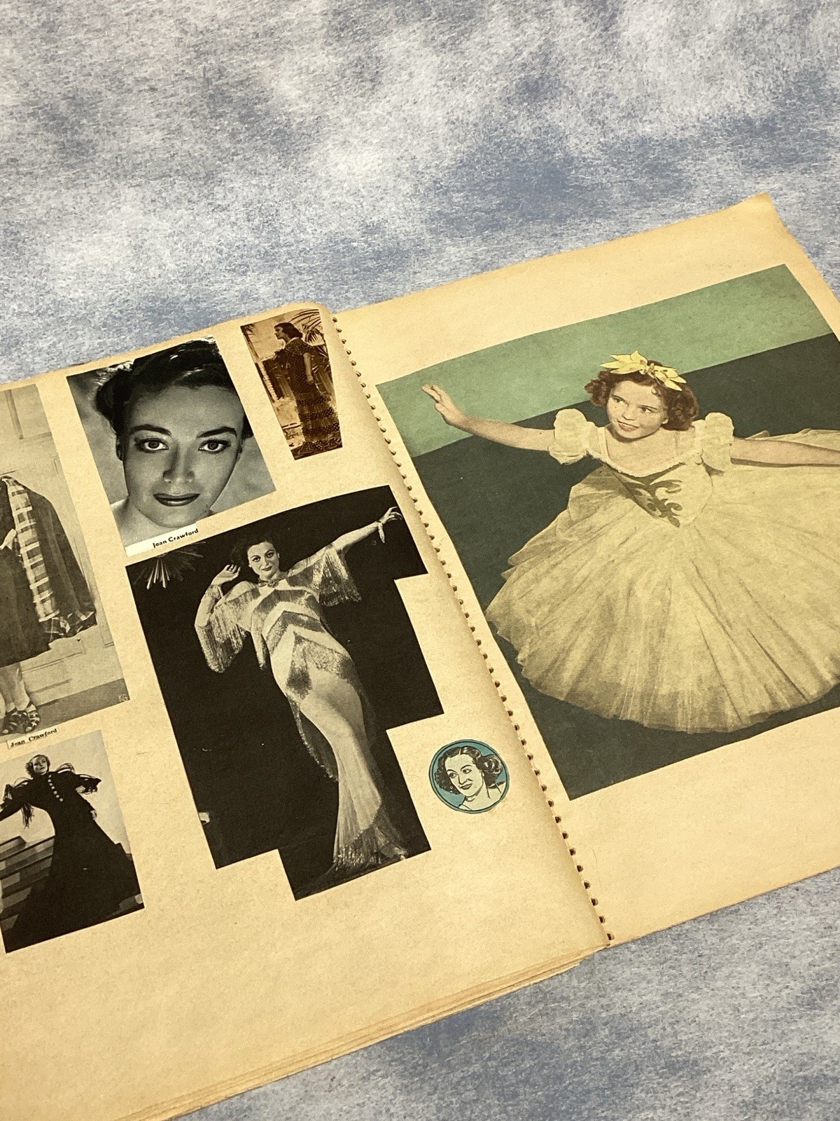 HOLLYWOOD STAR SCRAPBOOK Garbo Lamaar Colbert Temple Hepburn Stanwyck Crawford HOLLYWOOD STAR SCRAPBOOK Garbo Lamaar Colbert Temple Hepburn Stanwyck Crawford