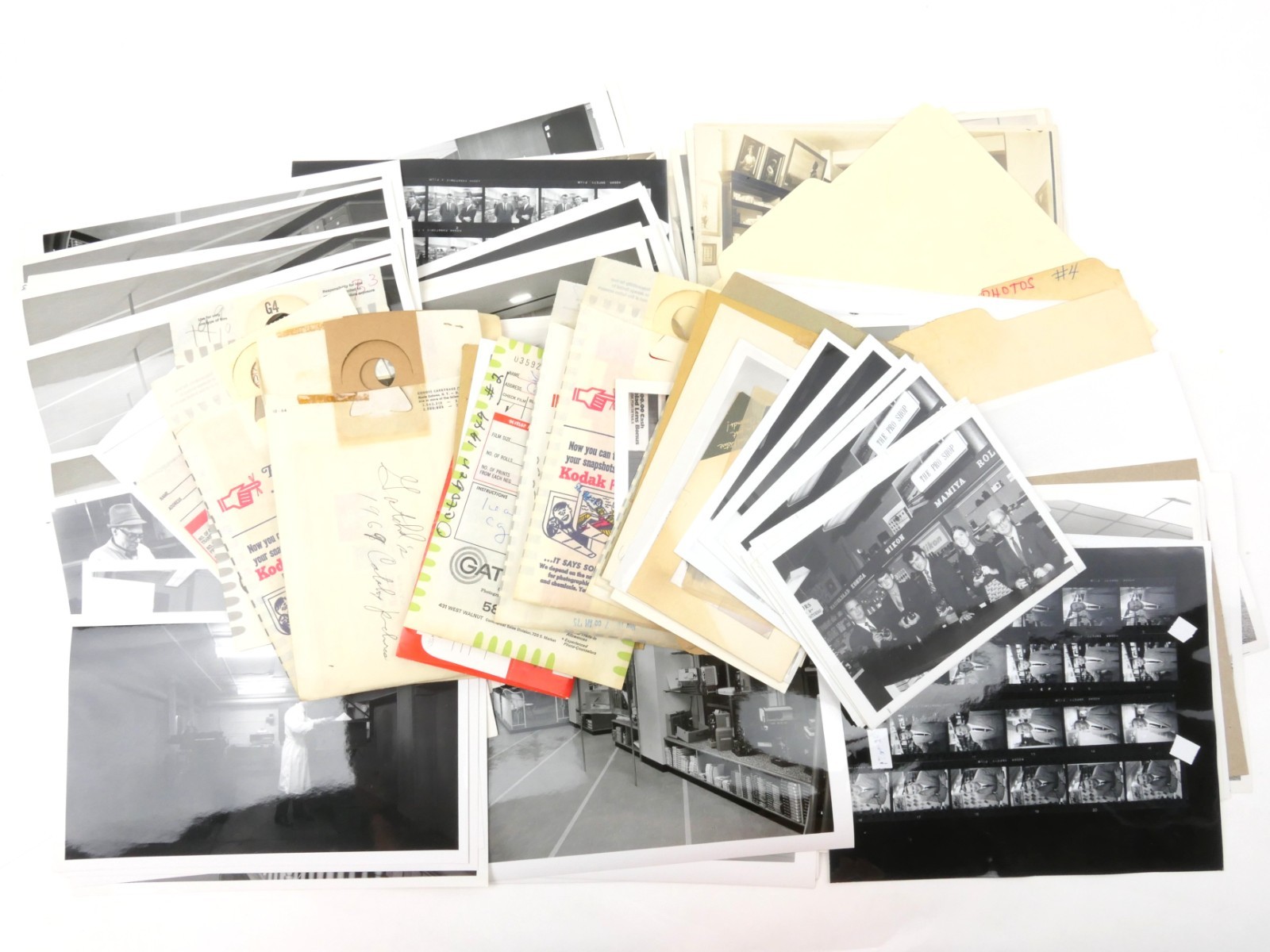 Vintage Louisville KY Gatchel & Sons Camera Shop Lot  b&w photo mid century