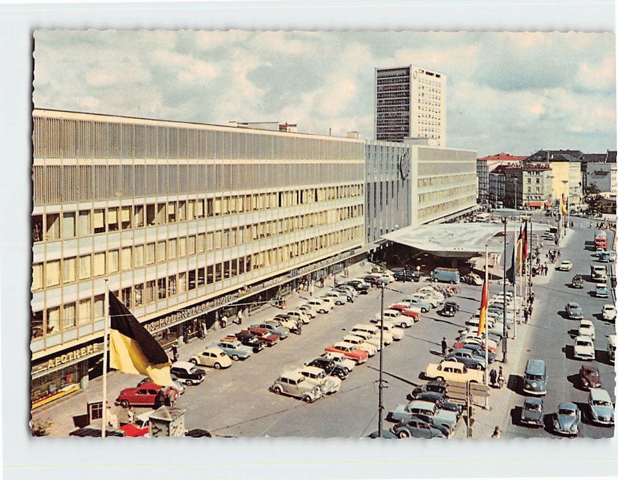 Postcard Hauptbahnhof Munich Germany