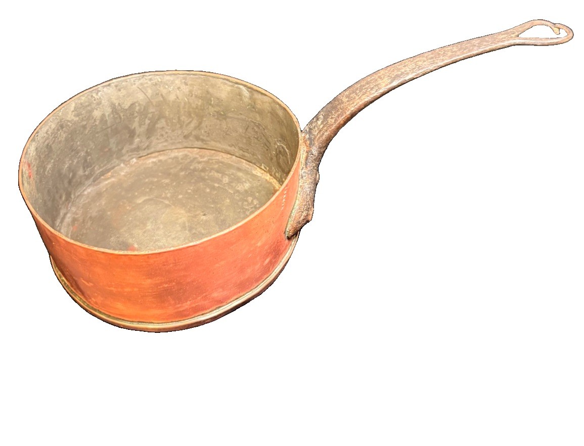 Rare Vintage Gaudry Paris Copper Pan 16cm Heavy 2mm Professional Chef Gauge