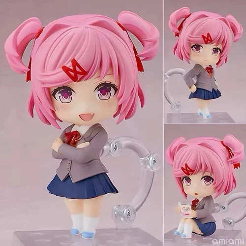 Doki Doki Literature Club Natsuki Nendoroid #2077 PVC Figure Model Toys - NEW