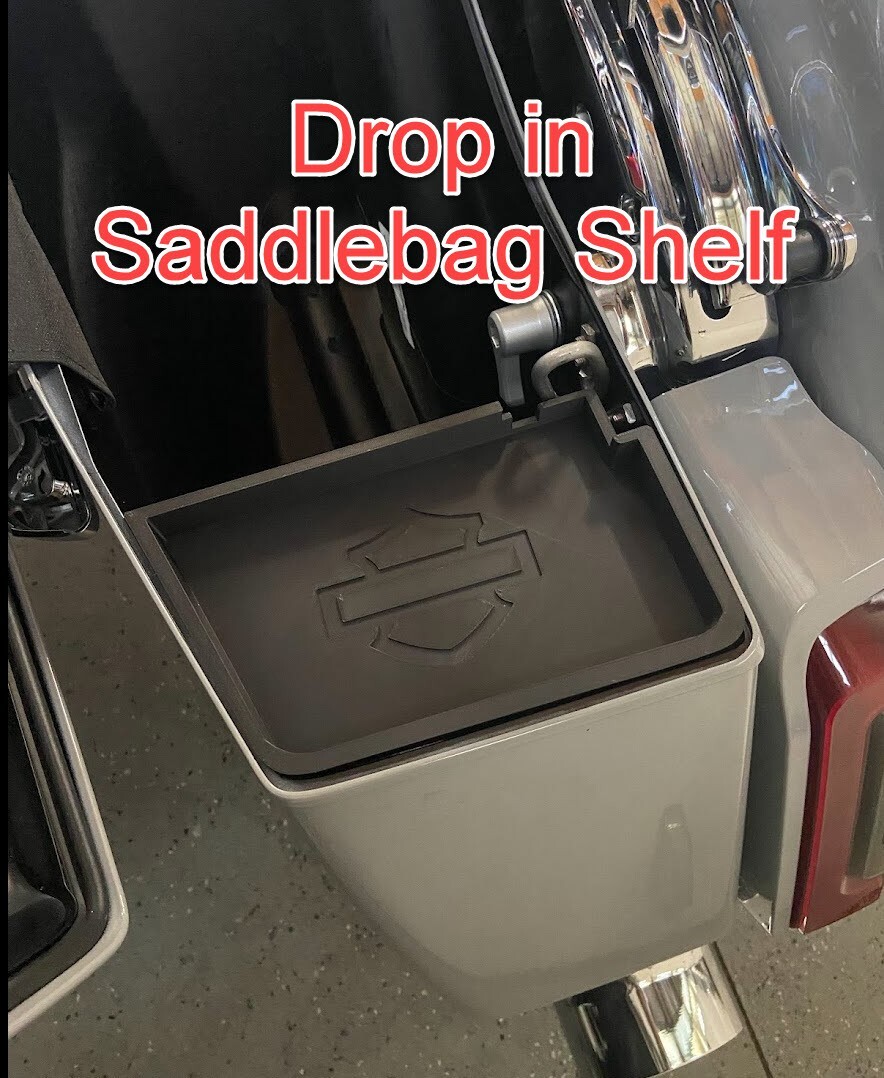 Drop in Saddle bag shelf for 2024 2025 Harley Davidson Road Glide & Street Glide