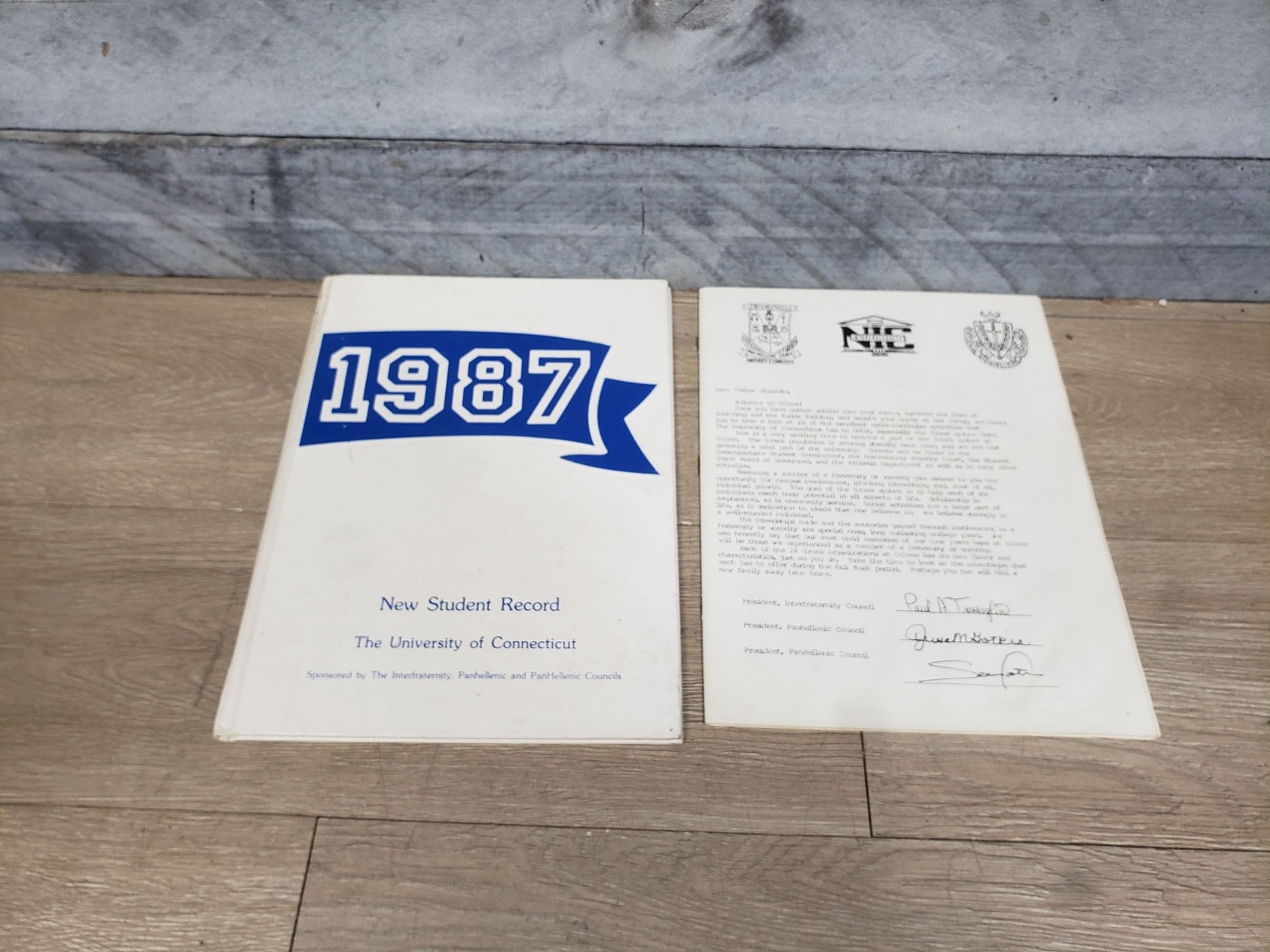 1987 The University of Connecticut New Students Record Storrs, CT BS1