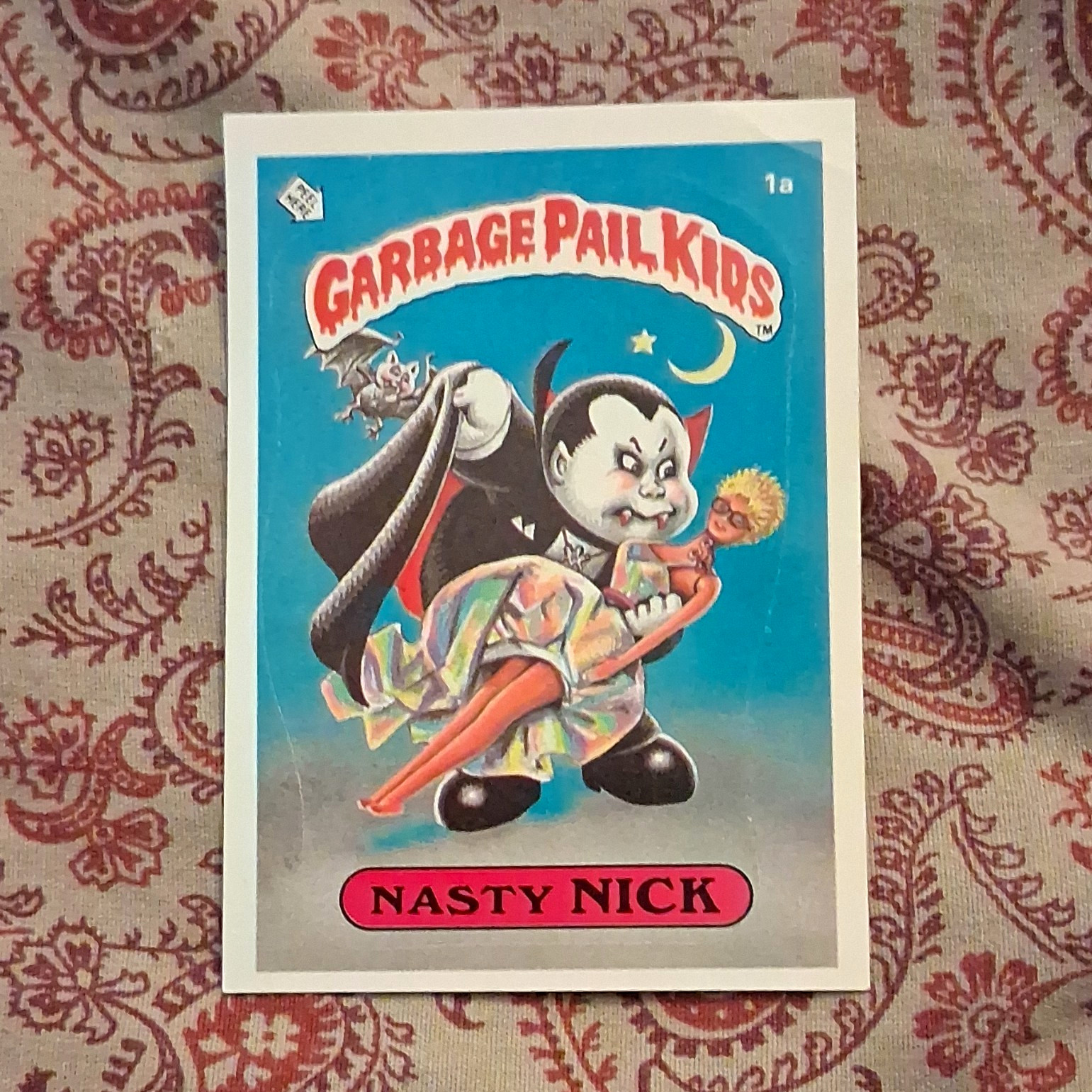 Topps 1985 Garbage Pail Kids Series 1 12-Card Lot: Nasty Nick #1a +