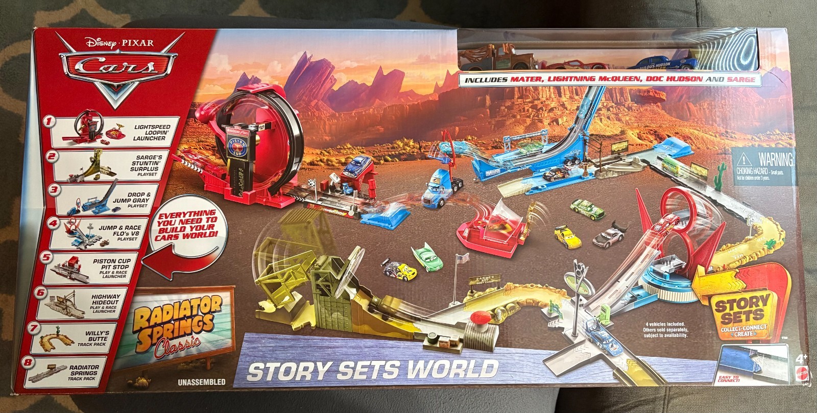 VHTF Disney Pixar Cars Radiator Springs Classic STORY SETS WORLD Box Set Mattel 